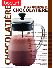 Bodum CHOCOLATIERE 10734 Instructions For Use Manual