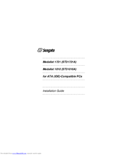Seagate Medalist 1721 Installation Manual