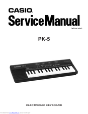 Casio PK-5 Service Manual