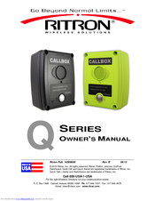 Ritron Q Series Owner's Manual