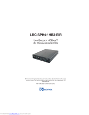 Broadata LBC-SPH4-1HB3-EIR Instruction Manual
