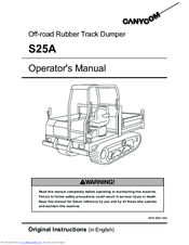 CanyCom S25A Operator's Manual