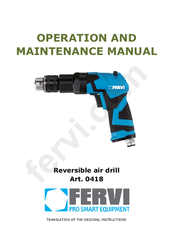 Fervi 418 Operation And Maintenance Manual