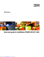 IBM IntelliStation POWER 285 Quick Start Manual