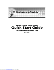 Blackstone Models C-19 Quick Start Manual