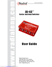 Radial Engineering JX 42 User Manual
