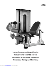 BH FITNESS L170 Instructions For Assembly And Use