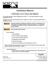 Norcold N51 Series Installation Manual