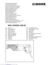 Berner BRS-1200 Instruction Manual