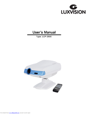luxvision LCP-2600 User Manual