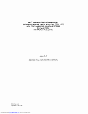 Eriedrich YS12 Installation And Operation Manual