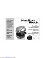 Hamilton Beach Breakfast Sandwich Maker (25477) Black 25477