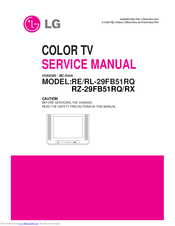 LG RL-29FB51RQ Service Manual