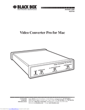 Black Box AC076A Instruction Manual