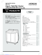 Hitachi PS-80JS TH Instruction Manual