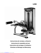 BH FITNESS L030 Instructions For Assembly And Use