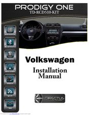 Directus Prodigy One TD-RCD510-KIT Installation Manual