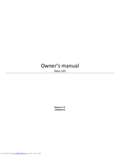 Nipponia Dion 125 Owner's Manual