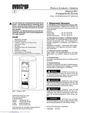 oventrop REGUCOR WH Installation And Operating Instructions Manual
