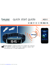 Beurer as80 Quick Start Manual