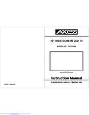 Axess TV1701-40 Instruction Manual