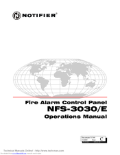 Notifier NFS-3030/E Operation Manual