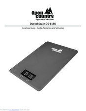 Open Country DS-11SK Care/Use Manual