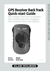 Clas Ohlson Back Track 36-3761 Quick Start Manual