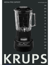 Krups KB790 PRE Expert Instructions Manual