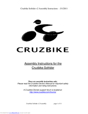 CRUZBIKE Sofrider v2 Assembly Instructions Manual
