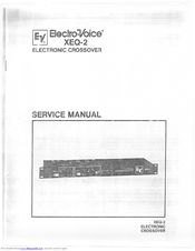 Electro-Voice XEQ-2 Service Manual