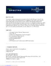 Razer StarCraft II Configurator Master Manual