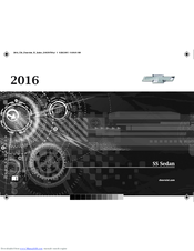 Chevrolet 2016 SS Sedan Owner's Manual