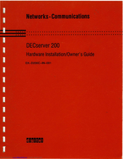 DEC DECserver 200 Hardware Installation