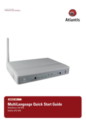 Atlantis A02-WSN3 Quick Start Manual
