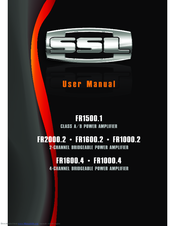 Ssl FR1000.2 User Manual