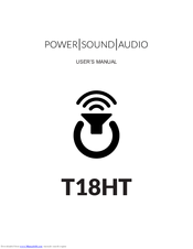 Power Sound Audio T18HT User Manual