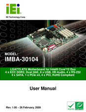 IEI Technology imba-30104 User Manual