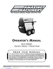 Amazing Machinery NLH SERIES Operator's Manual