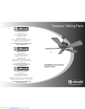 Craftmade Toscona TO52 Installation Instructions Manual