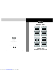 Viking VESO5272BK Installation Manual