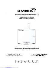 Omnia OMN-RCV386 Reference & Installation Manual