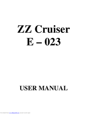 Rad2Go ZZ CRUISER E-023 User Manual