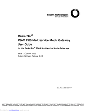 Lucent Technologies PacketStar PSAX 2300 User Manual