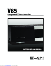 Elan V85 Installation Manual