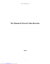 Sysvideo SN7800 series Instruction Manual