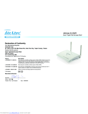 Air Live G.DUO Instruction Manual