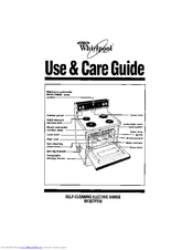 Whirlpool RF387PX Use & Care Manual