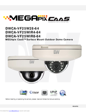 Digital Watchdog MEGApix CaaS DWCA-VF25WIR4-64 User Manual