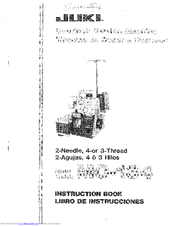 JUKI MO-134 Instruction Book